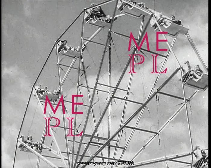 : The Upper Half of a Ferris Wheel Near Blackpool : The Upper Half of a Ferris Wheel Near Blackpool