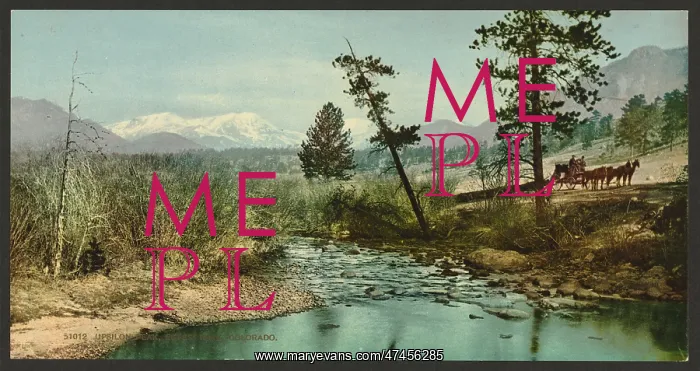 : Upsilon Peak, Estes Park, Colorado : Upsilon Peak, Estes Park, Colorado