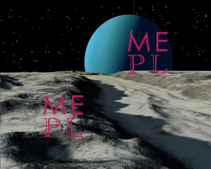 : Uranus seen from the surface of its moon, Ariel : Uranus seen from the surface of its moon, Ariel