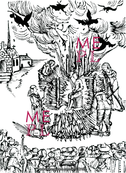 : Urbain Grandier Burned at Stake, 1634 : Urbain Grandier Burned at Stake, 1634