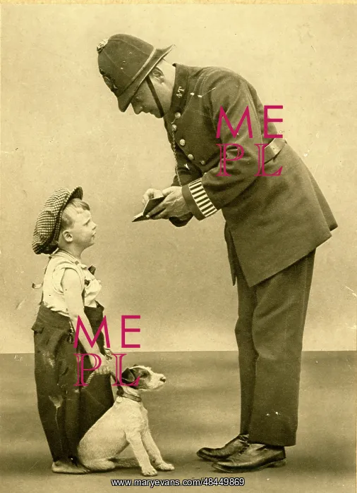  : Urchin, policeman and puppy