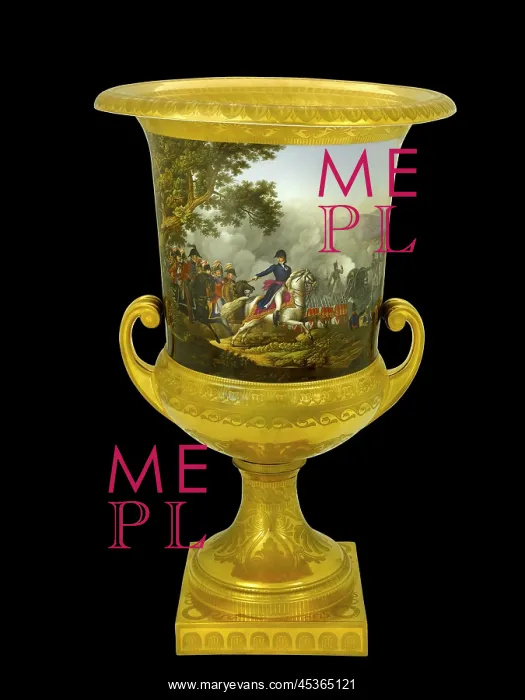 : Urn showing the Battle o : Urn showing the Battle o