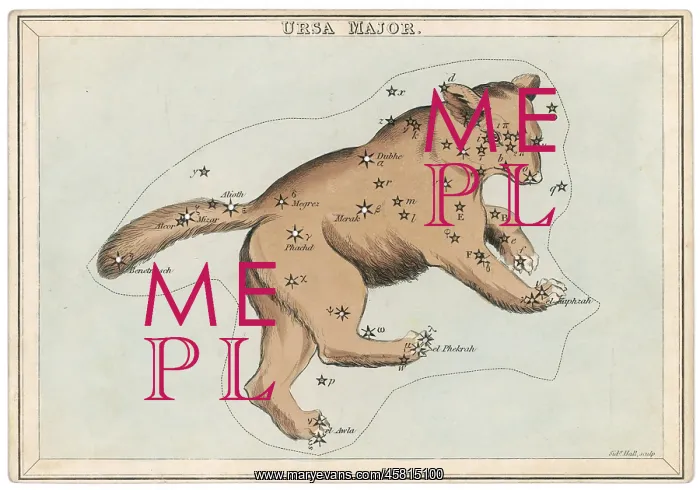  : URSA MAJOR STAR MAP