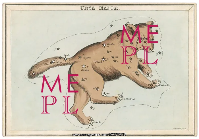  : URSA MAJOR STAR MAP