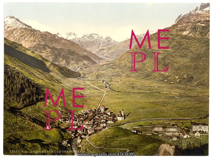 : The Ursern Valley, Andermatt, Switzerland : The Ursern Valley, Andermatt, Switzerland