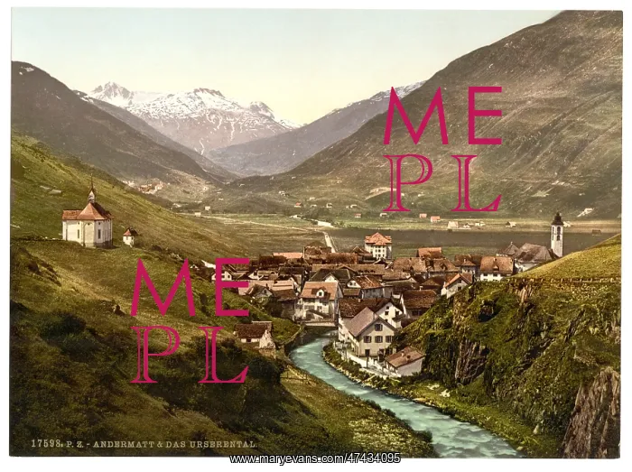 : The Ursern Valley, Andermatt, Switzerland : The Ursern Valley, Andermatt, Switzerland
