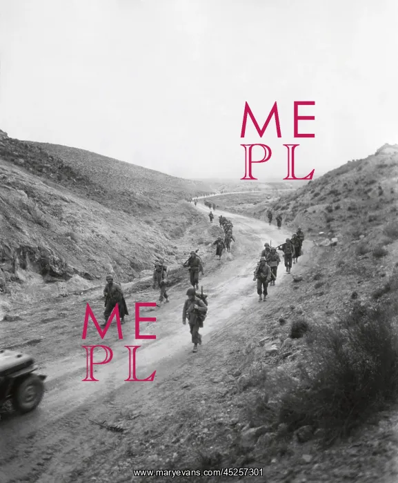 : U.S. 16th Infantry, 2nd Battalion moving through : U.S. 16th Infantry, 2nd Battalion moving through