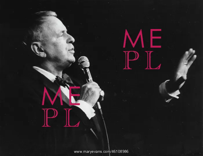: The US-American singer Frank Sinatra : The US-American singer Frank Sinatra