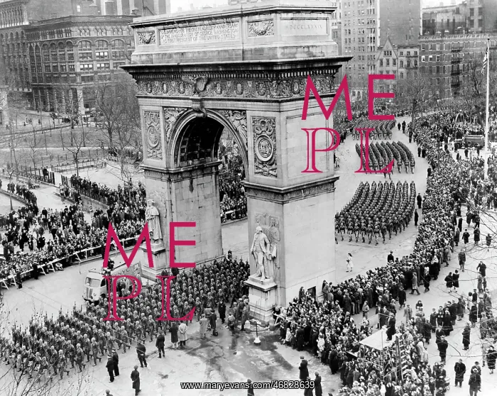 : U.S. army - parade - WW2 - NYC : U.S. army - parade - WW2 - NYC