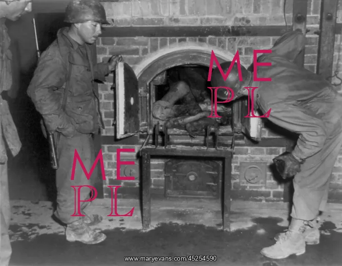 : Three U.S. Army soldiers looking at bodies in : Three U.S. Army soldiers looking at bodies in