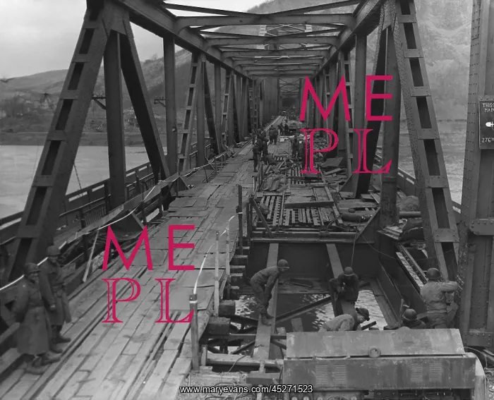 : U.S. First Army at Remagen Bridge before four : U.S. First Army at Remagen Bridge before four