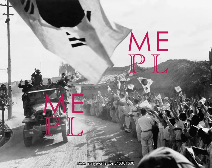 : U.S. First Cavalry Division troops pass cheering : U.S. First Cavalry Division troops pass cheering