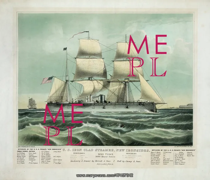  : U.S. Iron clad steamer, New Ironsides