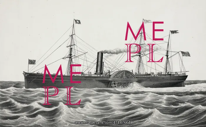  : U.S. mail steam ship Arctic: Collin's line builders, hull by
