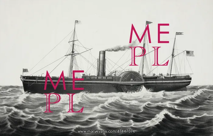 : U.S. mail steam ship Pacific: Collins line, builders, hull b : U.S. mail steam ship Pacific: Collins line, builders, hull b