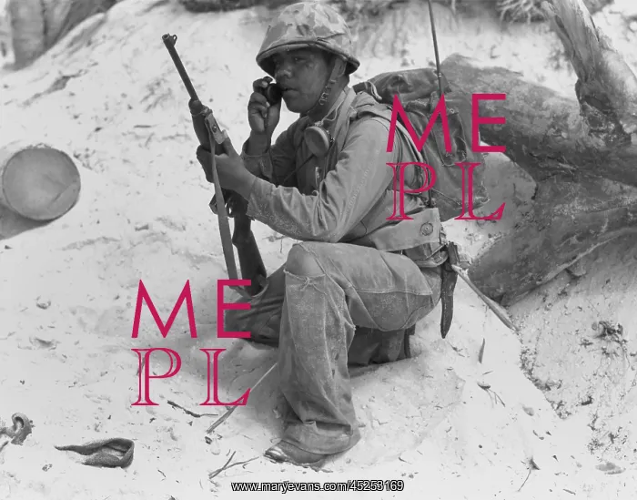 : U.S. Marine Native American Code Talker uses : U.S. Marine Native American Code Talker uses