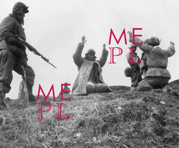 : U.S. Marines capture Chinese Communists during Operation : U.S. Marines capture Chinese Communists during Operation