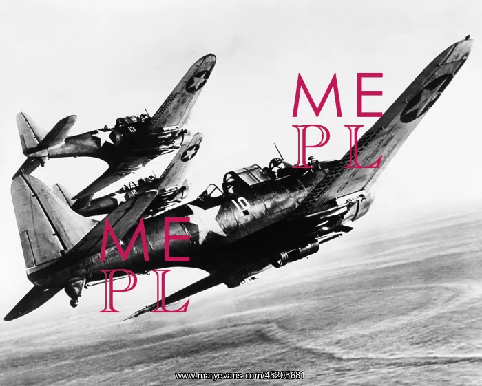 : Three U.S. Navy Dauntless dive bombers on ? : Three U.S. Navy Dauntless dive bombers on ?