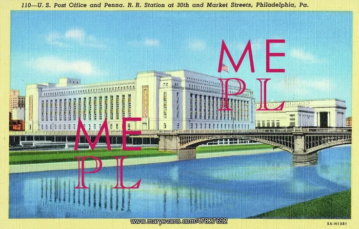 : U.S. Post Office and Pennsylvanian Railroad Station : U.S. Post Office and Pennsylvanian Railroad Station