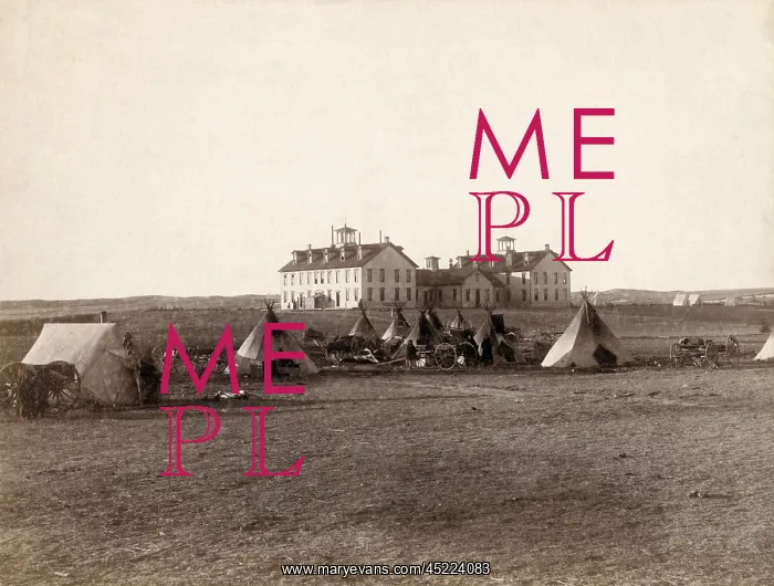 : U.S. School for Indians at Pine Ridge, South ? : U.S. School for Indians at Pine Ridge, South ?