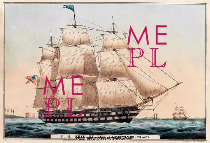  : U.S. Ship of the Line Ohio, 104 Guns
