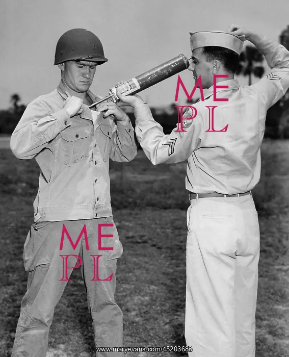 : A U.S. soldier applying the insecticide ? : A U.S. soldier applying the insecticide ?