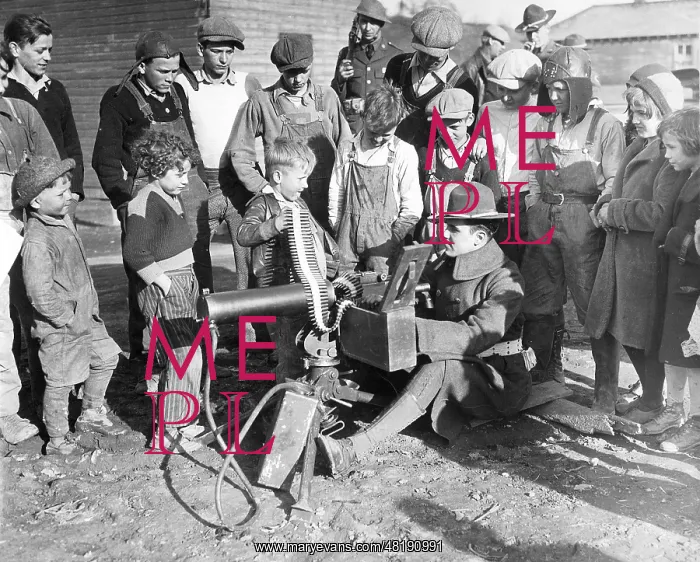 : U.S. soldier during the Great Depression, 1932 : U.S. soldier during the Great Depression, 1932