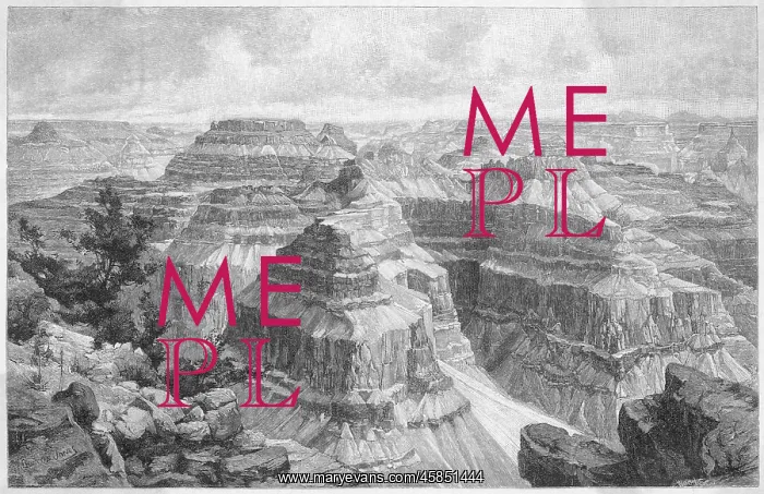 : USA / GRAND CANYON / 1891 : USA / GRAND CANYON / 1891