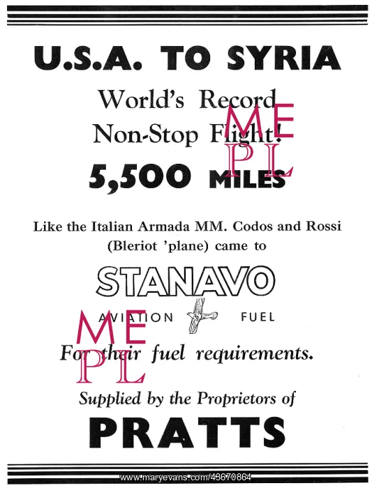 : USA To Syria Using Pratts Stanavo Fuel : USA To Syria Using Pratts Stanavo Fuel
