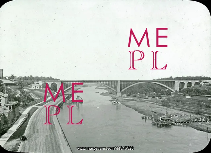 : USA - Washington Bridge and Harlem River : USA - Washington Bridge and Harlem River