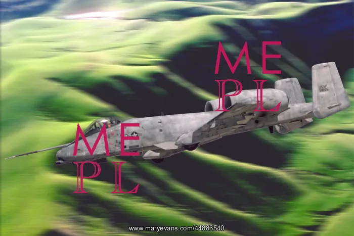  : Usaf A-10 Warthog Flying Over