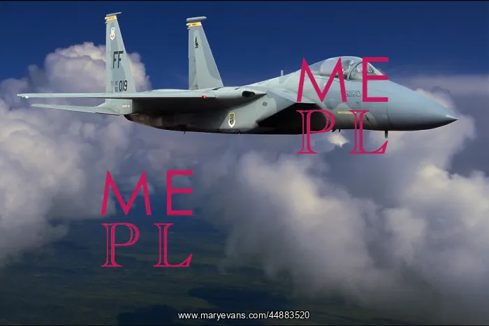  : Usaf F-15 Eagle Flying Over Clouds