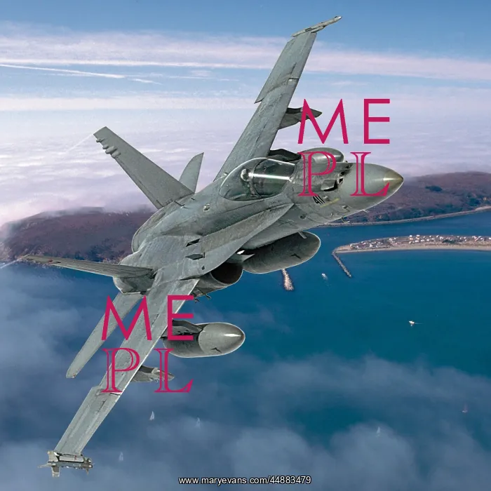  : Usaf F A 18-D Hornet Flying Over