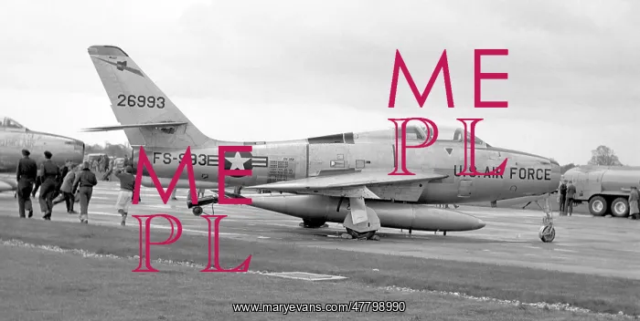 : USAF - Republic F-84F Thunderstreak : USAF - Republic F-84F Thunderstreak