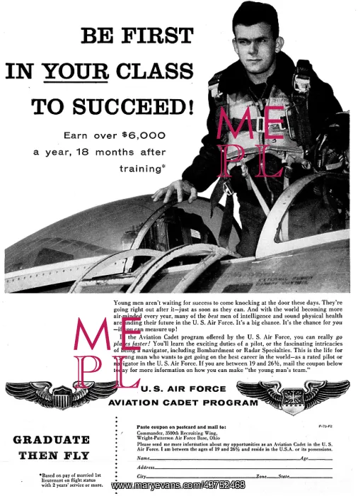 : U.S.Air Force Aviation Cadet Program 1957 : U.S.Air Force Aviation Cadet Program 1957