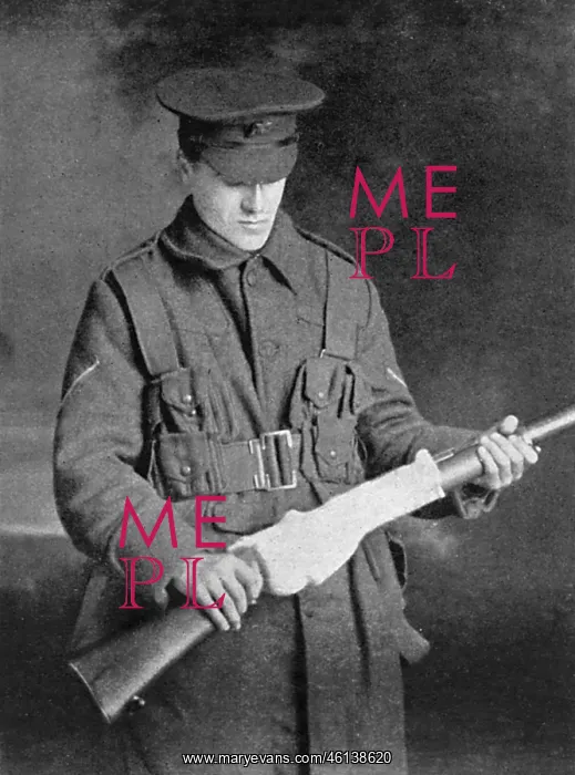 : Using socks to keep rifles in working order, WW1 : Using socks to keep rifles in working order, WW1