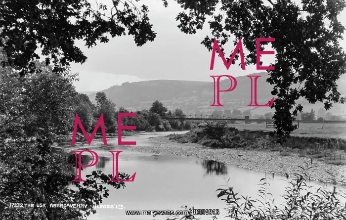 : The Usk River at Abergavenny : The Usk River at Abergavenny