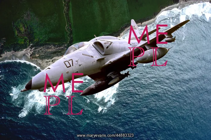  : Usmc A-4 Skyhawk Flying Over Ocean