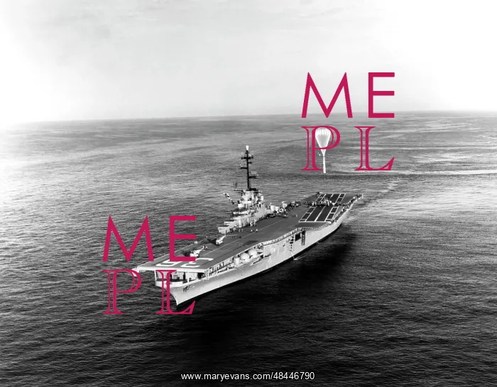 : USS Antietam during Project Strato-Lab, 1961 : USS Antietam during Project Strato-Lab, 1961