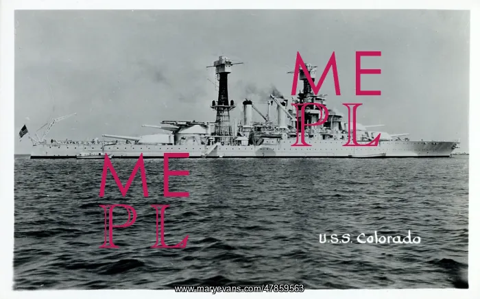 : USS Colorado (BB-45) - Colorado class battleship : USS Colorado (BB-45) - Colorado class battleship