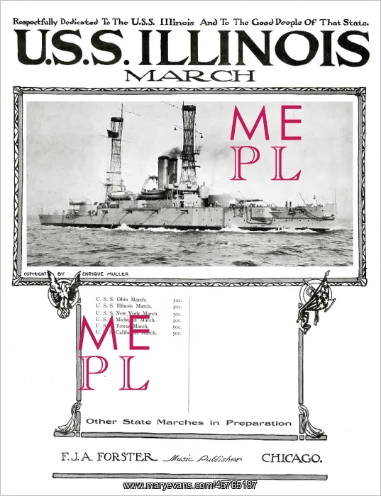 : USS Illinois March : USS Illinois March