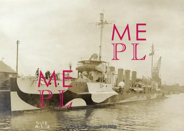 : USS O'Brien, American destroyer, WW1 : USS O'Brien, American destroyer, WW1