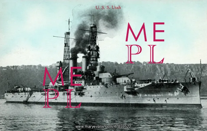 : USS Utah - Florida class dreadnought battleship : USS Utah - Florida class dreadnought battleship
