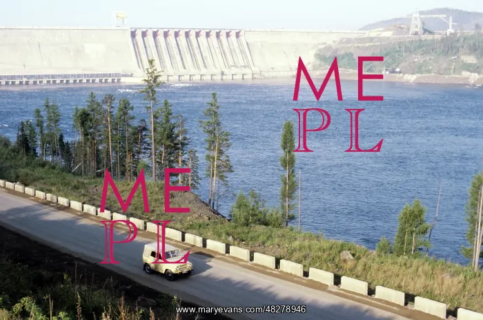 : Ust-Ilimsk hydroelectric power station, 1981 : Ust-Ilimsk hydroelectric power station, 1981