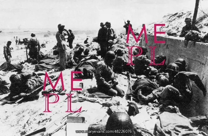 : Utah Beach after the successful landing, 06.06.1944 : Utah Beach after the successful landing, 06.06.1944