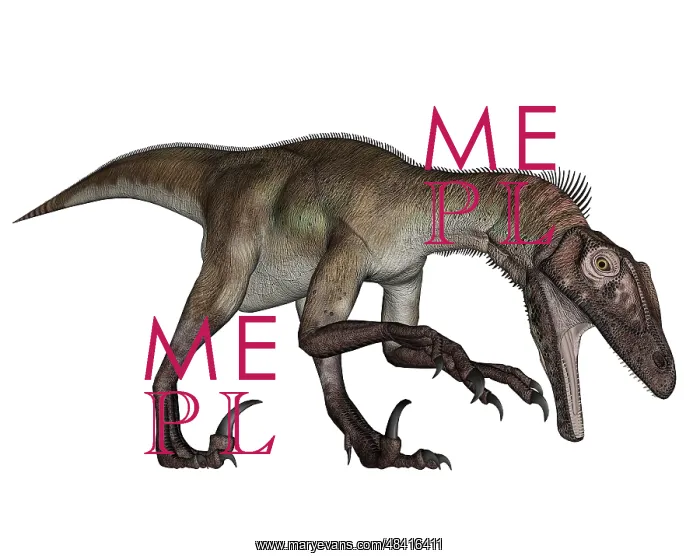 : Utahraptor dinosaur roaring : Utahraptor dinosaur roaring