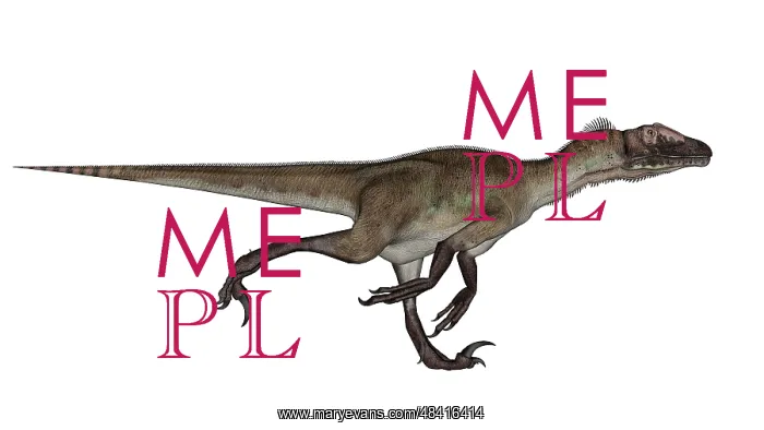 : Utahraptor dinosaur running : Utahraptor dinosaur running