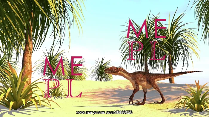  : Utahraptor in a prehistoric environment