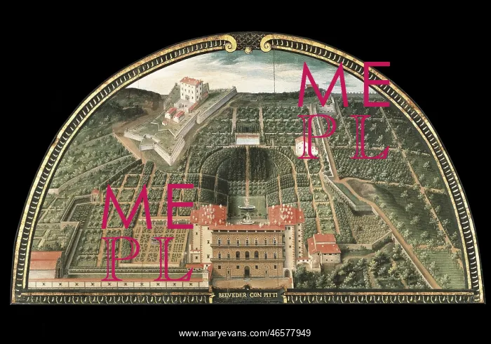 : UTENS, Giusto (??-1609). Fort Belvedere and the : UTENS, Giusto (??-1609). Fort Belvedere and the