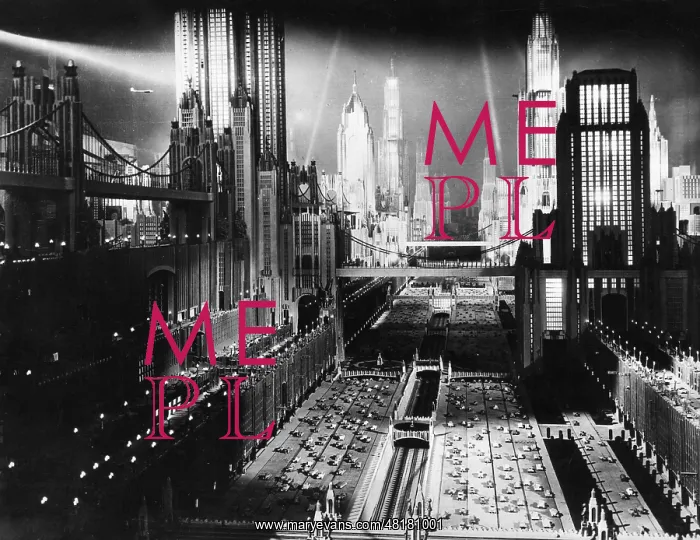 : Utopian city, 1930 : Utopian city, 1930